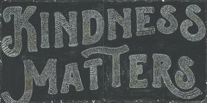 Kindness Matters 46"x23" Wall Art Wall Art Tabula Rasa Essentials 12"x24" Gallery Wrap 