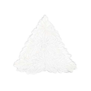 Lastra White Holiday Figural Tree Small Plate Holiday Entertaining Vietri 