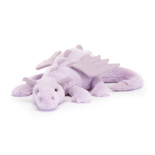 Lavender Dragon Plush Toy Jellycat Large 