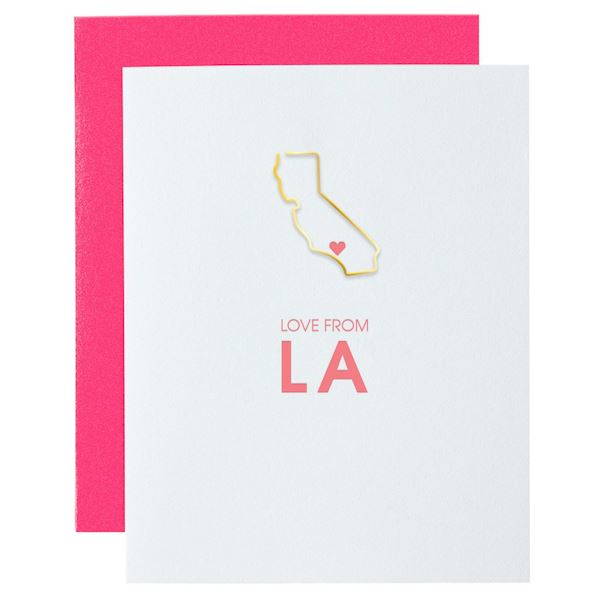 Love from LA Greeting Card Greeting Cards Tabula Rasa Essentials 