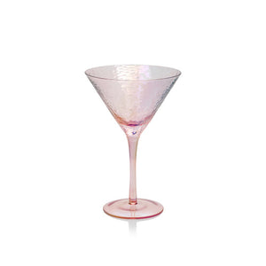 Luster Pink Martini Glass Drinkware Tabula Rasa Essentials 