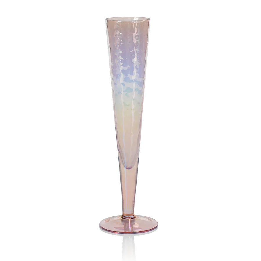 Luster Pink Slim Champagne Glass Drinkware Tabula Rasa Essentials 