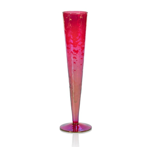 Luster Red Slim Champagne Glass Champagne Flute Tabula Rasa Essentials 