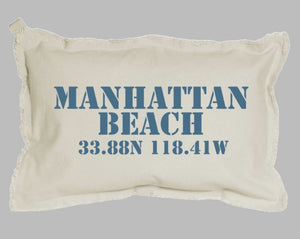 MB Coordinates Baby Rectangle Pillow Pillow Tabula Rasa Essentials Nautical Blue 