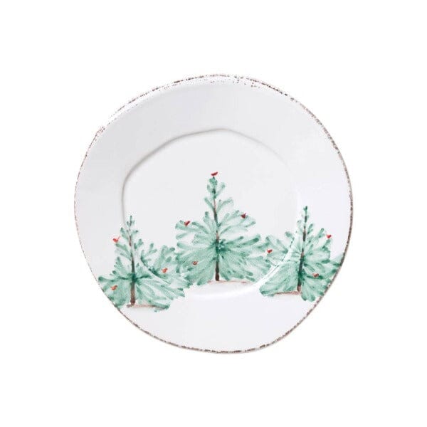 Melamine Lastra Holiday Salad Plate Holiday Entertaining Vietri 