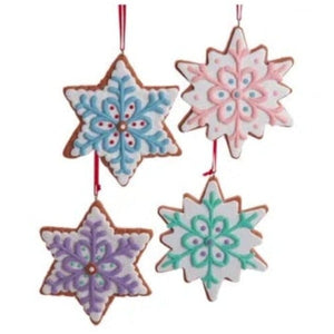Pastel Star Cookie Ornament Holiday Ornament TABULA RASA ESSENTIALS 