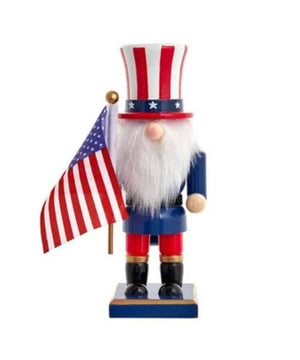 Patriotic Gnome Nutcracker Holiday Decor TABULA RASA ESSENTIALS 