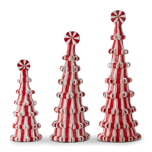 Peppermint Candy Tree Holiday Ornament TABULA RASA ESSENTIALS 13" 