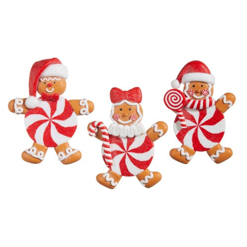 Peppermint Gingerbread Man Ornament Holiday Ornament TABULA RASA ESSENTIALS 