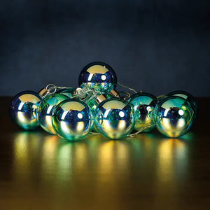 Rainbow Ball String Lights Holiday Decor Tabula Rasa Essentials 