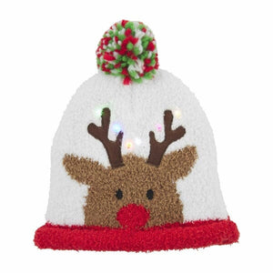 Reindeer Light Up Hat Holiday Gifts TABULA RASA ESSENTIALS 