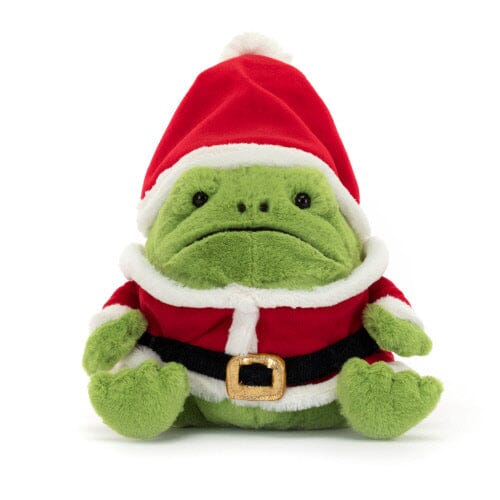 Santa Ricky Rain Frog Plush Toy Jellycat 