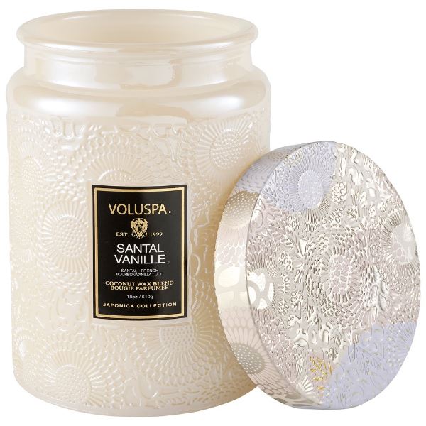 Santal Vanille Large Jar Candles Voluspa 