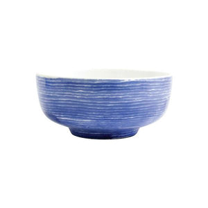 Santorini Stripe Med Footed Bowl Serveware Vietri 