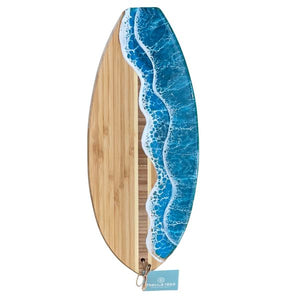 Surfboard Lg Resin Trimmed Board Cheeseboard Tabula Rasa Essentials 