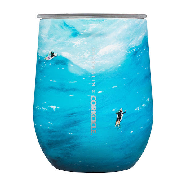 Surfers Gray Malin Stemless Stemless Beverage CORKCICLE. 