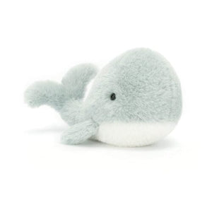 Wavelly Whale Grey Plush Toy Jellycat 