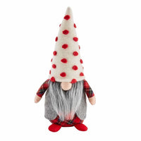 White Dot XMAS Gnome Med Sitter Holiday Decor TABULA RASA ESSENTIALS 