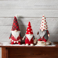 White Dot XMAS Gnome Med Sitter Holiday Decor TABULA RASA ESSENTIALS 