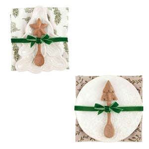 White Holiday Appetizer Plate Holiday Entertaining TABULA RASA ESSENTIALS 