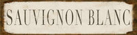 Wine Cellar & Bar Street Signs Wall Art Tabula Rasa Essentials Sauvignon Blanc Cream Black 