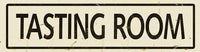 Wine Cellar & Bar Street Signs Wall Art Tabula Rasa Essentials Tasting Room Cream Black 