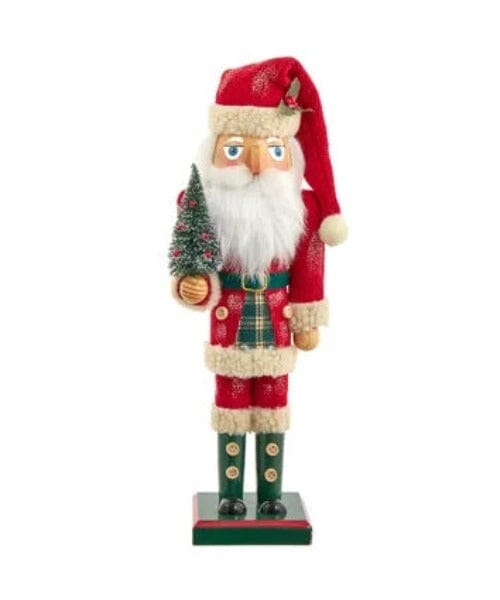 Wooden Santa Nutcracker Holiday Decor TABULA RASA ESSENTIALS 